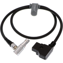 Load image into Gallery viewer, Power Cord 2Ft Motor Charging Cable, Male 0B 6 Pin to D Tap Jack for DJI Wireless Follow Focus Replacement Power Supply (Right Angle)