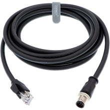 Load image into Gallery viewer, M12 8 Pin A-Code Male to RJ45 Male Shielded Cable Assembly Waterproof High Flex Ethernet Power Cable for Cognex Industrial Camera 3 Meters