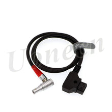 Load image into Gallery viewer, Anton Bauer Power Cable for Zacuto Gratical Eye Viewfinder D-Tap to Right Angle 2 Pin Male Rotate 180 Degree 28 inches