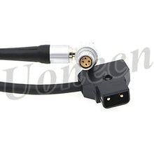 Load image into Gallery viewer, Red Epic Scarlet Camera Power Cable D Tap to Right Angle 1B 6 Pin Female Flexible Thin Cord 39''