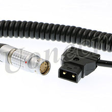 Load image into Gallery viewer, Arri ALEXA MINI Camera Power Coiled Cable 8 pin Female to Dtap