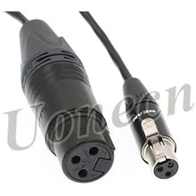 Load image into Gallery viewer, Mini XLR 3 Pin Female to 3 Pin Female Plug XL2 TA3-F Audio Cable Adapter Camera Video Assist for SD 442 Devices 688/788 20''