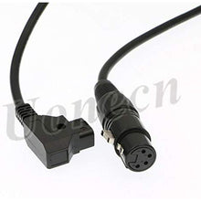 Load image into Gallery viewer, Practilite 602 DSLR Camcorder Power Cable XLR 4 pin Female to D-tap Male for Sony F55 SXS Camera