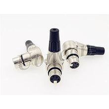 Load image into Gallery viewer, 3 pcs Right Angle 90 Degree XLR 4-pin Female Connector for ARRI Monitor DSLR Rig