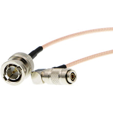 Load image into Gallery viewer, Right Angle DIN 1.0/2.3 Mini BNC to HD SDI BNC RG179 RF Coaxial Cable Video Cable for Blackmagic HyperDeck Shuttle 75ohm