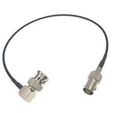 Load image into Gallery viewer, BNC Female Straight to BNC Male Right Angle SDI Cable for Camera 50 ohm