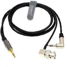 Load image into Gallery viewer, Cable Aux 3.5mm TRS Male to Male BNC Stereo Audio Breakout Cord for Zaxcom IFB Erx Time Code for Red Camera