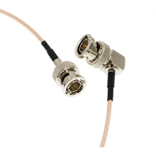 Load image into Gallery viewer, RG179 HD-SDI Cable BNC Male to Right Angle BNC Cable 75ohm MegaFlex for Blackmagic HyperDeck Shuttle and BMCC BMPC Hyperdeck Cameras 24''