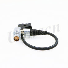 Load image into Gallery viewer, Arri Alexa Mini Camera Power Cable Right Angle 2B 8 pin Female to D-tap 10 inches