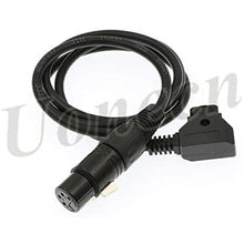 Load image into Gallery viewer, Practilite 602 DSLR Camcorder Power Cable XLR 4 pin Female to D-tap Male for Sony F55 SXS Camera