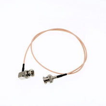Load image into Gallery viewer, RG179 HD-SDI Cable BNC Male to Right Angle BNC Cable 75ohm MegaFlex for Blackmagic HyperDeck Shuttle and BMCC BMPC Hyperdeck Cameras 24''