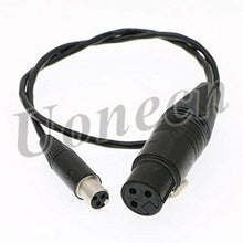Load image into Gallery viewer, Mini XLR 3 Pin Female to 3 Pin Female Plug XL2 TA3-F Audio Cable Adapter Camera Video Assist for SD 442 Devices 688/788 20''