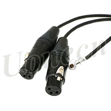 Load image into Gallery viewer, ARRI Alexa mini Camera cable Two XLR 3 pin Female Plug to 00 right angle 5 pin male Audio Input Cable