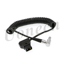 Load image into Gallery viewer, Anton Bauer Power Cable Right Angle 2 pin Male Rotate 180 Degree to D tap Spring Cable for Teradek Bolt 500