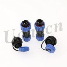Load image into Gallery viewer, 2 PCS SP1310 IP68 2-pin Waterproof Connector Power Cable Connectors Cable Connectors Automotive Connectors Plug and Socket Multipole Plug and Socket Dustproof Circular