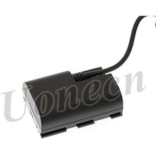 Load image into Gallery viewer, LP E6 Dummy Battery to Dtap male Power Cable for SmallHD 501 502 702 Monitor and Canon 5D mark II 7D 60D