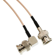 Load image into Gallery viewer, RG179 HD-SDI Cable BNC Male to Right Angle BNC Cable 75ohm MegaFlex for Blackmagic HyperDeck Shuttle and BMCC BMPC Hyperdeck Cameras 24''