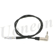 Load image into Gallery viewer, Red Epic Time Code Line 00B 4 Pin Male to Easync Synchronize Right Angle 3.5mm Audio Head