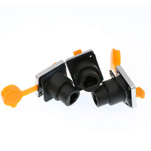 Load image into Gallery viewer, RJ45 Waterproof Dust Plug Connector 3 pcs RJ45 connectors IP65 Mount Ethernet Panel Connector