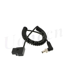 Load image into Gallery viewer, Anton Bauer Right Angle 2.1 5.5mm Lock DC to Tap D-Tap Spring Power Cable for Video Devices PIX-E7 7 Touchscreen Display