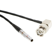 Load image into Gallery viewer, TIME Code Cable for Zoom F8 4 Pin Male to Right Angle BNC for Red Epic Scarlet
