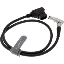 Load image into Gallery viewer, Power Cord 2Ft Motor Charging Cable, Male 0B 6 Pin to D Tap Jack for DJI Wireless Follow Focus Replacement Power Supply (Right Angle)