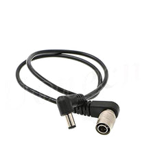 Load image into Gallery viewer, Right Angle Hirose 4 Pin Male to Right Angle DC Jack for Sony F5 Camera to SmallHD Monitor