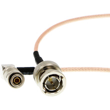 Load image into Gallery viewer, Right Angle DIN 1.0/2.3 Mini BNC to HD SDI BNC RG179 RF Coaxial Cable Video Cable for Blackmagic HyperDeck Shuttle 75ohm