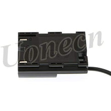 Load image into Gallery viewer, LP E6 Dummy Battery to Dtap male Power Cable for SmallHD 501 502 702 Monitor and Canon 5D mark II 7D 60D