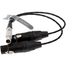 Load image into Gallery viewer, 10 Pin to Dual XLR 3 Pin Female Plug Breakout Cable for Atomos Audio Splitter Cable for Shogun Monitor Recorder 30cm