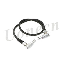 Load image into Gallery viewer, Teradek Bond Power Cable Right Angle 2 Pin Male to Right Angle 2 pin Male for ARRI Alexa Camera 18 inches