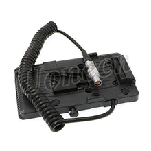 Load image into Gallery viewer, V-Mount Battery Plate Spiral 6 Pin Power Cord for Red Scarlet Epic Camera