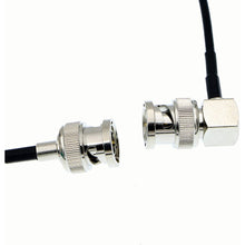 Load image into Gallery viewer, MegaFlex HD SDI Cable RG179 BNC Male to Right Angle BNC Cable 75ohm for Blackmagic HyperDeck Shuttle and BMCC BMPC Hyperdeck Cameras 50cm