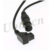 Load image into Gallery viewer, Practilite 602 DSLR Camcorder Power Cable XLR 4 pin Female to D-tap Male for Sony F55 SXS Camera