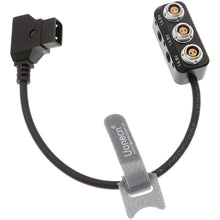 Load image into Gallery viewer, D Tap to 3 0B 2-Port Female Power Supply Splitter Cable for Photography Power