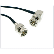 Load image into Gallery viewer, MegaFlex HD SDI Cable RG179 BNC Male to Right Angle BNC Cable 75ohm for Blackmagic HyperDeck Shuttle and BMCC BMPC Hyperdeck Cameras 50cm
