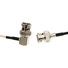 Load image into Gallery viewer, RG179 HD-SDI Cable BNC Male to Right Angle BNC Cable 75ohm MegaFlex for Blackmagic HyperDeck Shuttle and BMCC BMPC Hyperdeck Cameras 24''