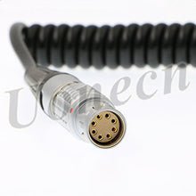 Load image into Gallery viewer, Arri ALEXA MINI Camera Power Coiled Cable 8 pin Female to Dtap