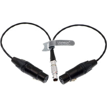 Load image into Gallery viewer, 10 Pin to Dual XLR 3 Pin Female Plug Breakout Cable for Atomos Audio Splitter Cable for Shogun Monitor Recorder 30cm