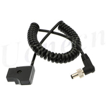 Load image into Gallery viewer, Anton Bauer Right Angle 2.1 5.5mm Lock DC to Tap D-Tap Spring Power Cable for Video Devices PIX-E7 7 Touchscreen Display