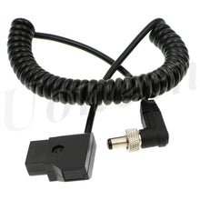 Load image into Gallery viewer, Anton Bauer Right Angle 2.1 5.5mm Lock DC to Tap D-Tap Spring Power Cable for Video Devices PIX-E7 7 Touchscreen Display