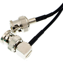 Load image into Gallery viewer, MegaFlex HD SDI Cable RG179 BNC Male to Right Angle BNC Cable 75ohm for Blackmagic HyperDeck Shuttle and BMCC BMPC Hyperdeck Cameras 50cm