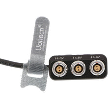 Load image into Gallery viewer, D Tap to 3 0B 2-Port Female Power Supply Splitter Cable for Photography Power