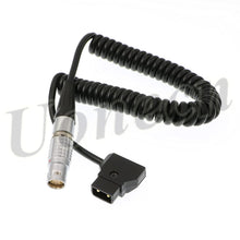 Load image into Gallery viewer, Arri ALEXA MINI Camera Power Coiled Cable 8 pin Female to Dtap