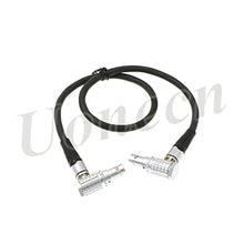 Load image into Gallery viewer, Teradek Bond Power Cable Right Angle 2 Pin Male to Right Angle 2 pin Male for ARRI Alexa Camera 18 inches