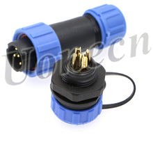 Load image into Gallery viewer, SP13 5 Pin Waterproof Connector Plug Socket Aviation Connector Industrial Connector Adapter 3Pcs