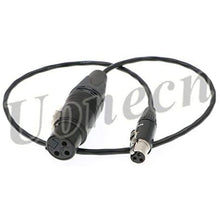 Load image into Gallery viewer, Mini XLR 3 Pin Female to 3 Pin Female Plug XL2 TA3-F Audio Cable Adapter Camera Video Assist for SD 442 Devices 688/788 20''