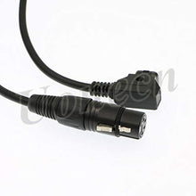 Load image into Gallery viewer, Practilite 602 DSLR Camcorder Power Cable XLR 4 pin Female to D-tap Male for Sony F55 SXS Camera