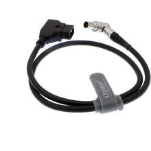 Load image into Gallery viewer, Power Cord 2Ft Motor Charging Cable, Male 0B 6 Pin to D Tap Jack for DJI Wireless Follow Focus Replacement Power Supply (Right Angle)