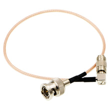 Load image into Gallery viewer, Right Angle DIN 1.0/2.3 Mini BNC to HD SDI BNC RG179 RF Coaxial Cable Video Cable for Blackmagic HyperDeck Shuttle 75ohm